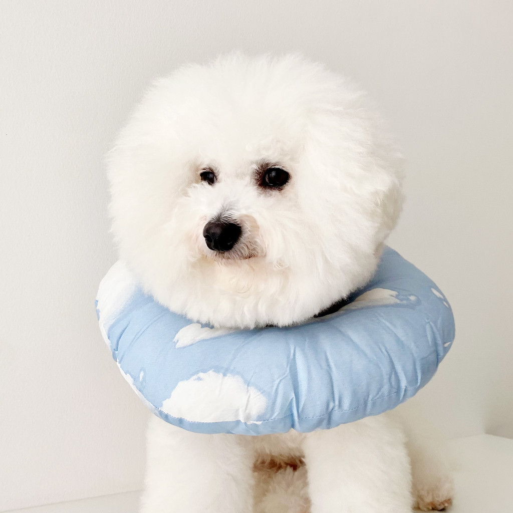 WOOFIDOO Pet Cone Donut Pillow Bantal / Safety Protective Cone Neck Collar Leher Donat Anjing Kucing