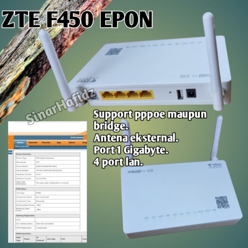 ZTE F450 V5 EPON