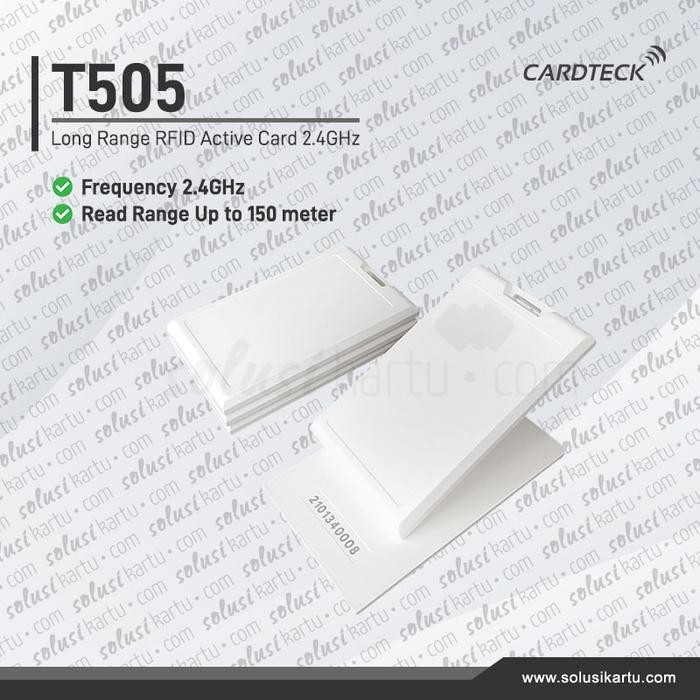 

Long Range RFID Active Card 2.4GHz Cardteck CT-T505