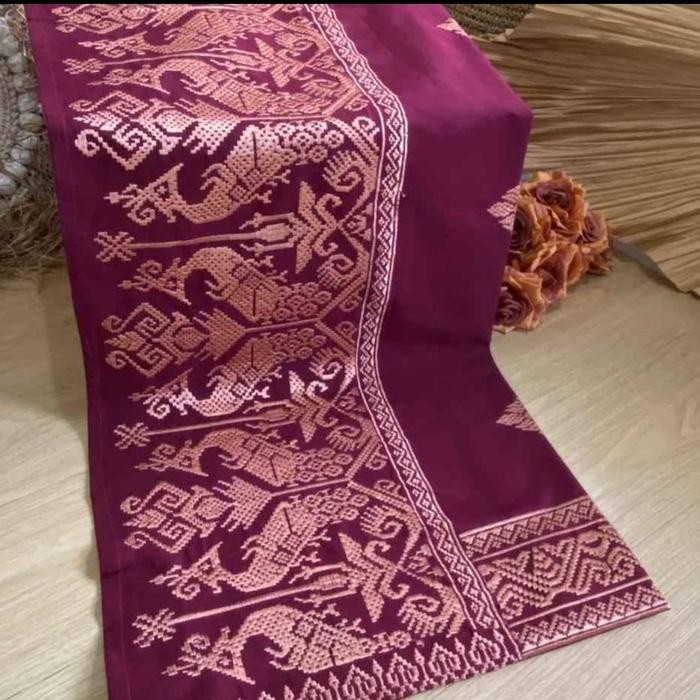 Kain kamen bawahan pakaian adat bali laksmi busana - Kuning, lembaran