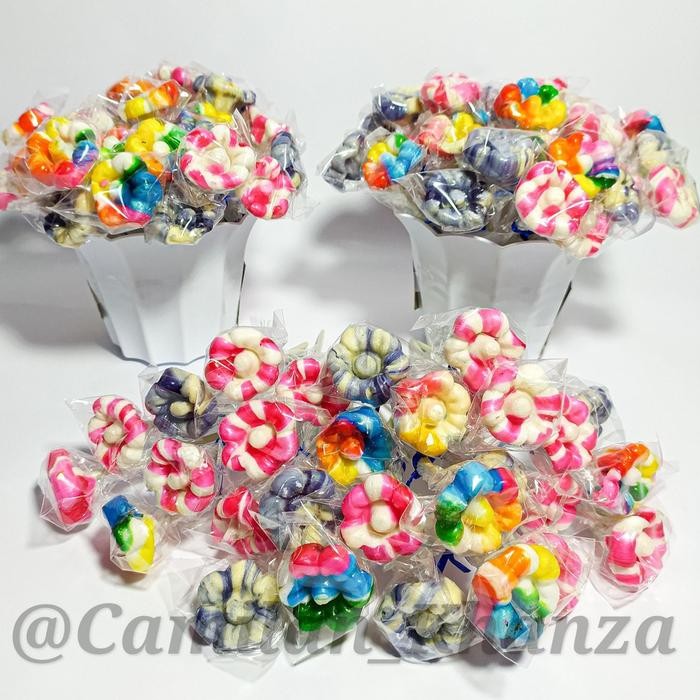 

Permen Lolipop Bunga Sakura FREE POT ISI 30 PCS Hijau Kuning - Putih