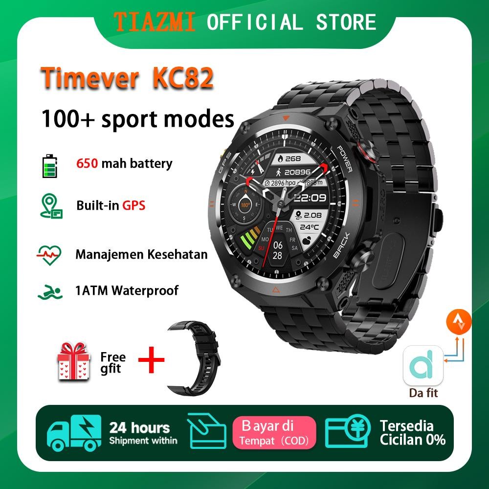 TIAZMI KC82 |  Built-in GPS | jam tangan pintar | tahan air 1ATM | jam tangan militer | ketinggian/t