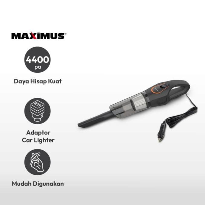 Penghisap Debu Mobil/Vacuum Cleaner Mobil 60 Watt MAXIMUS Car Vacuum Cleaner 12 Volt