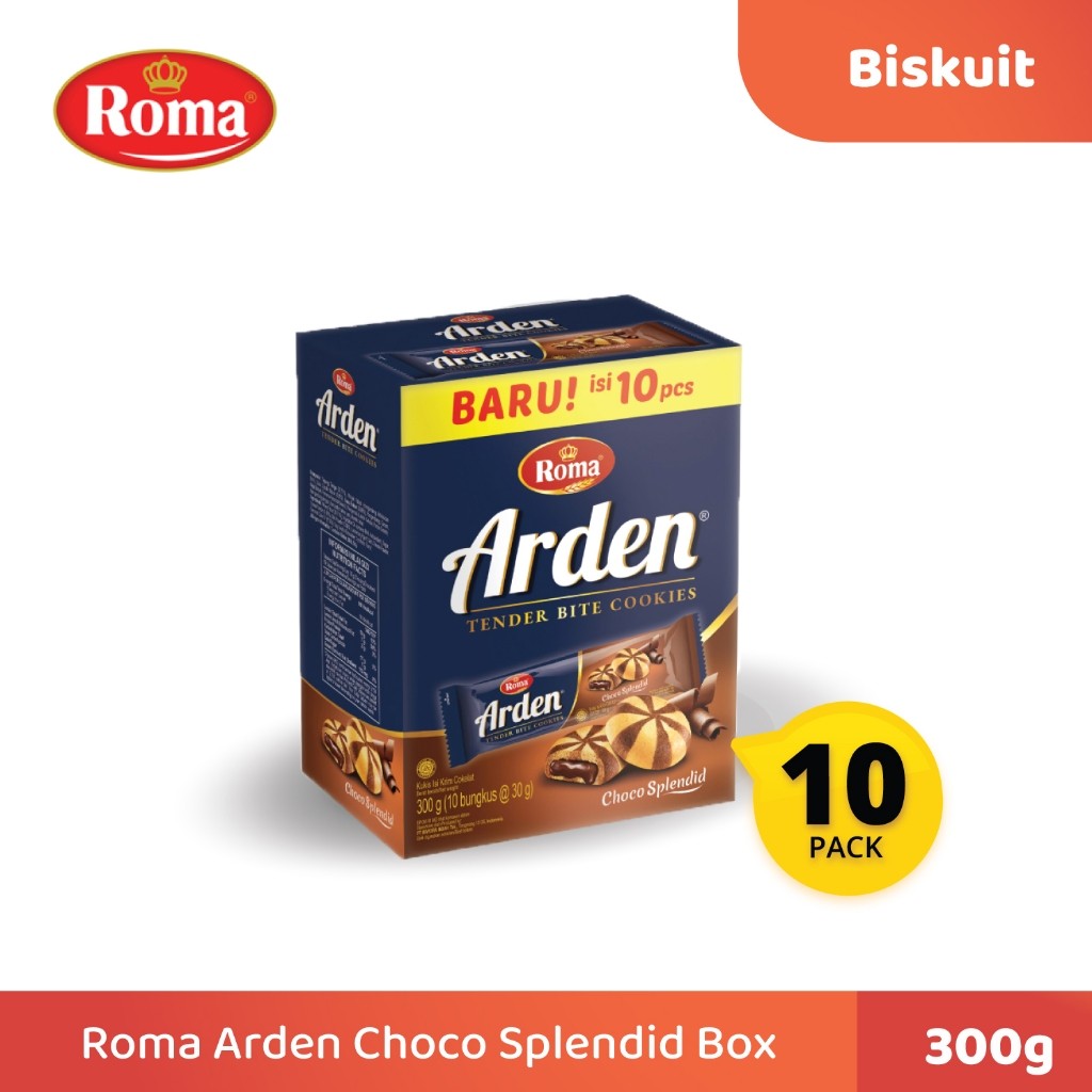 

Roma Arden Choco Splendid Box 10 Pcs x 30gr - Kukis