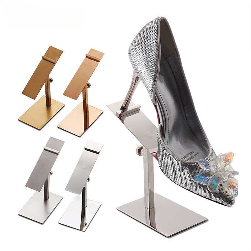 Premium Shoe Display Stand / Gantungan Display Sepatu/Rak Display Sepatu Stainless Steel