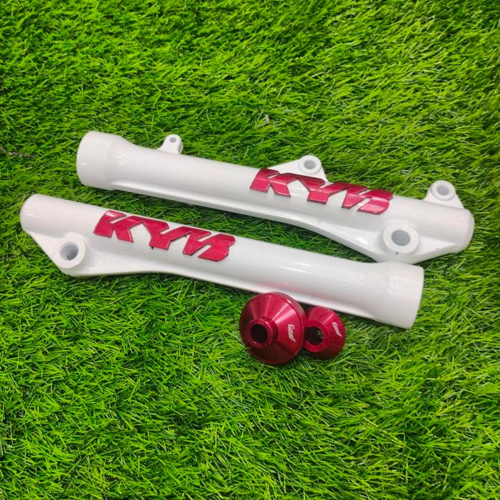 Bottom Shock Depan M. KYB Zeto Mio Beat Vario Fino Variasi - Putih, honda