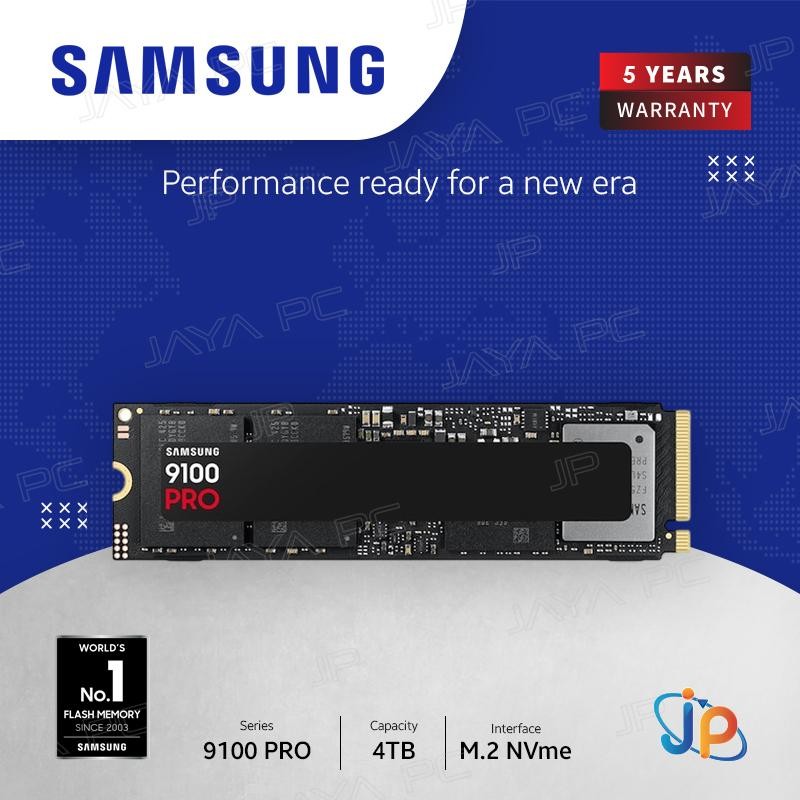 Samsung SSD 9100 PRO M.2 Pcie Gen5 Nvme 4TB - M2 4 TB