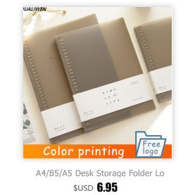 

Transparent Color Plastic Clip File FolderA4/A5/A6/Notebook Loose Leaf Ring Binder Planner Agenda School Office Supplies