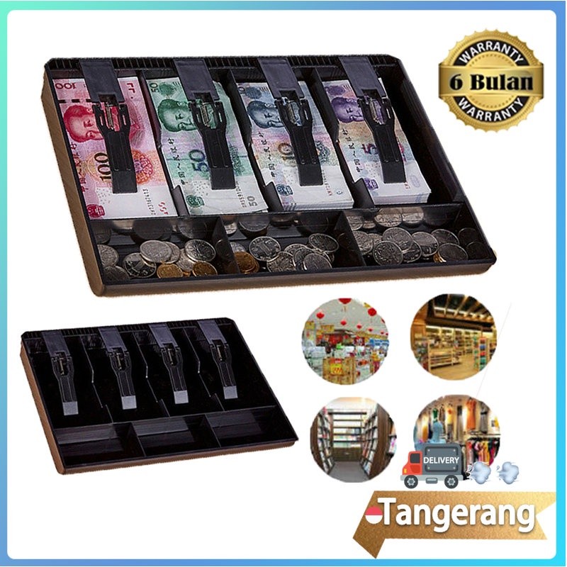 4/5 Laci Kasir Uang / Laci Uang Kasir / Kisi Laci Uang / Money Cash Tray / Kotak Uang KasirCO