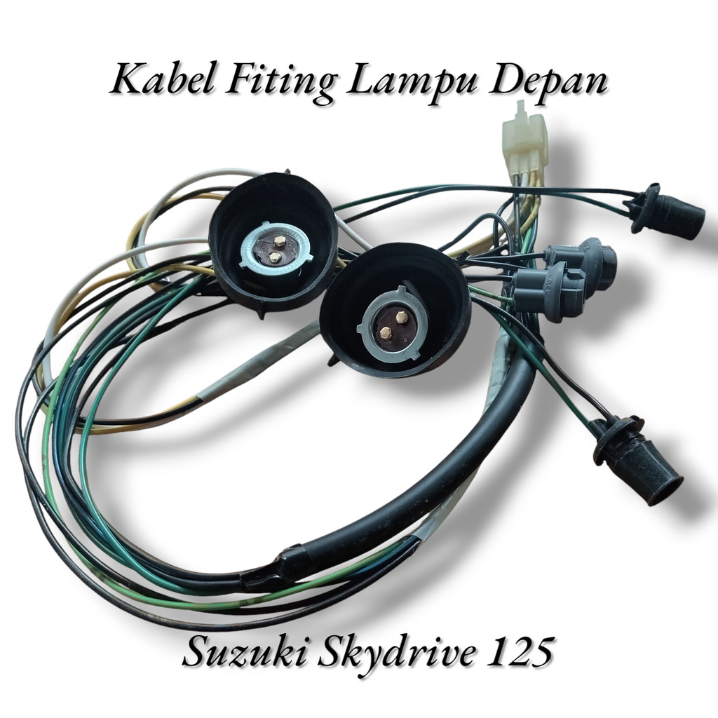 KABEL PITING LAMPU DEPAN SUZUKI SKYDRIVE 125 SOKET PITING LAMPU DEPAN SKYDRIVE 125