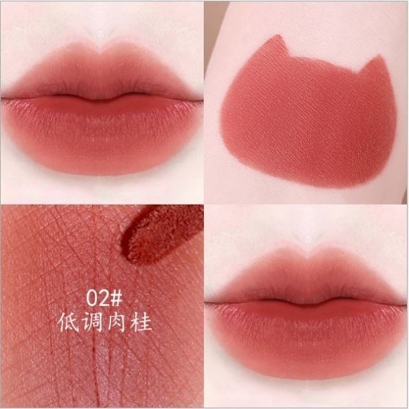 [INSTAN/COD] Lipstick Matte Lip Cream Lip Glaze Velvet Lipstick Waterproof Lipstik Tahan Lama Anti A