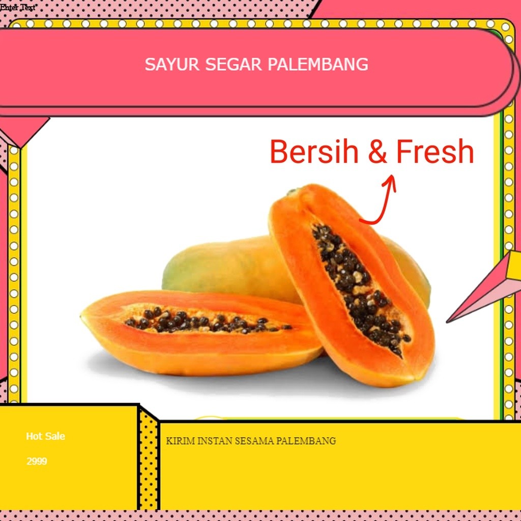 

Buah Pepaya Kates 1 Buah - Buah Segar Palembang