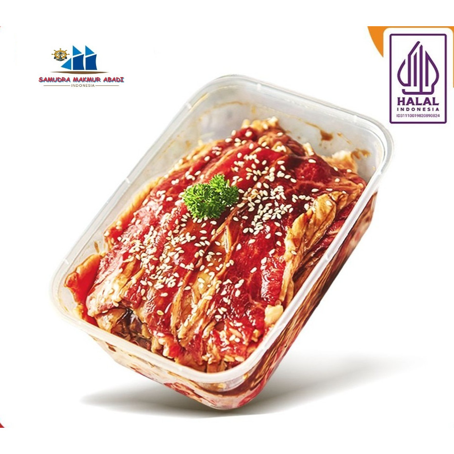 

Daging Sapi Marinasi Teriyaki / Bulgogi / Blackpepper / BbQ Beef Slice / Daging Sapi Bumbu 500gr