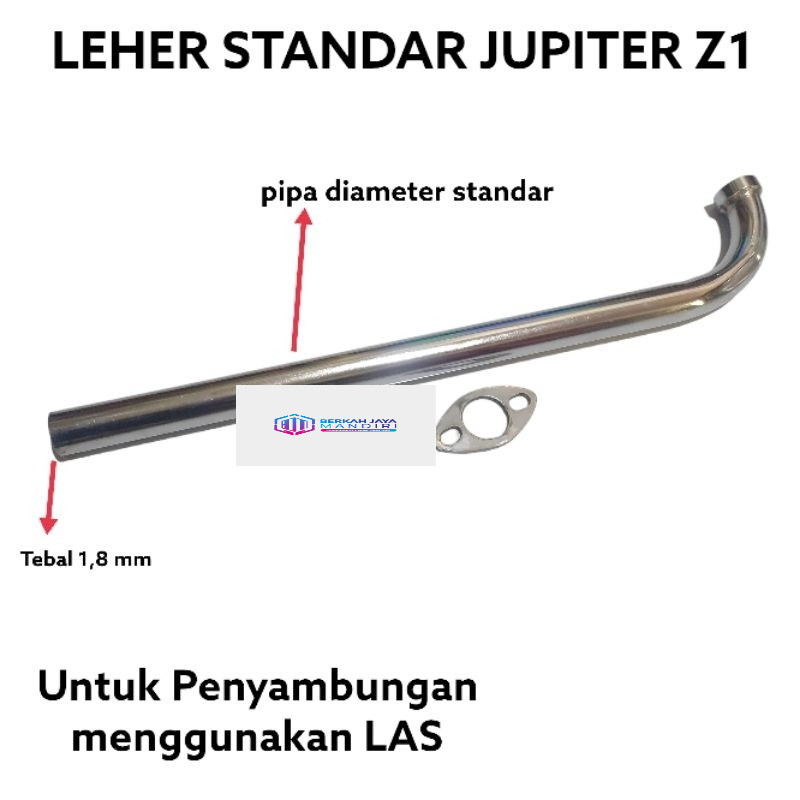 Leher Knalpot Standar JUPITER Z1 Pipa Tebel Knalpot Z1 Leheran knalpot Jupiter Robot Z1 Tebel 1.8mm 