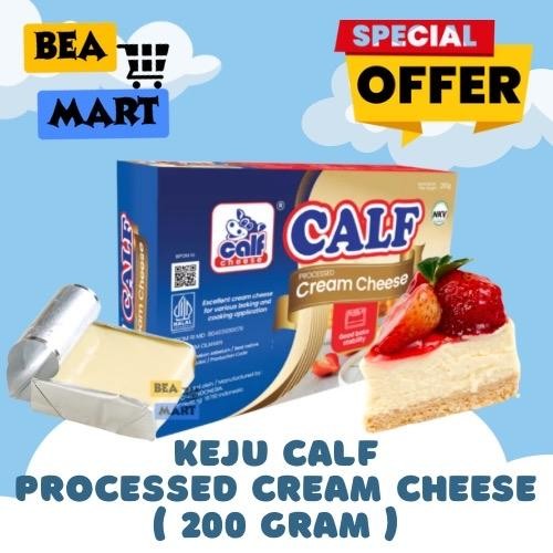 

Keju Calf Cream Cheese 200gr | Calf Processed Cream Cheese Keju Krim Olahan Halal MUI Murah 200 gr gram