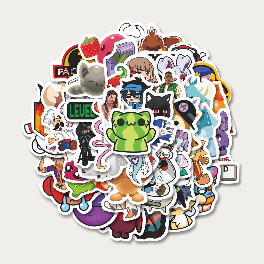 

Sticker Pack Stiker Kartun Games Stiker | Sticker TUMBLR | Stiker LAPTOP KOPER HELM