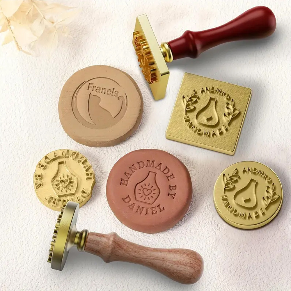 

Personalized Pottery Stamp for Clay, Custom Pottery Stamps for Clay, Personalized Clay Stamp HandCrafter Potters Lovers Gift