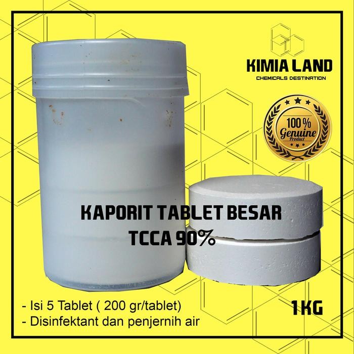 Kaporit Tablet / Chlorine Tablet / TCCA Tablet besar