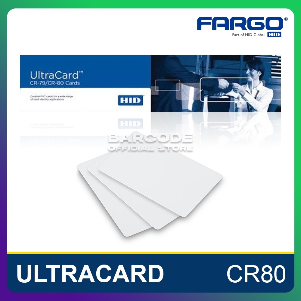

KARTU PVC Blank Putih Polos ID Card ULTRACARD NOCO CR80 FARGO EVOLIS DATACARD Hiti