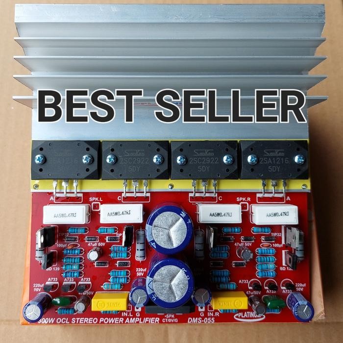 power ampli stereo sanken amplifier dms 055 platinum kit pcb power