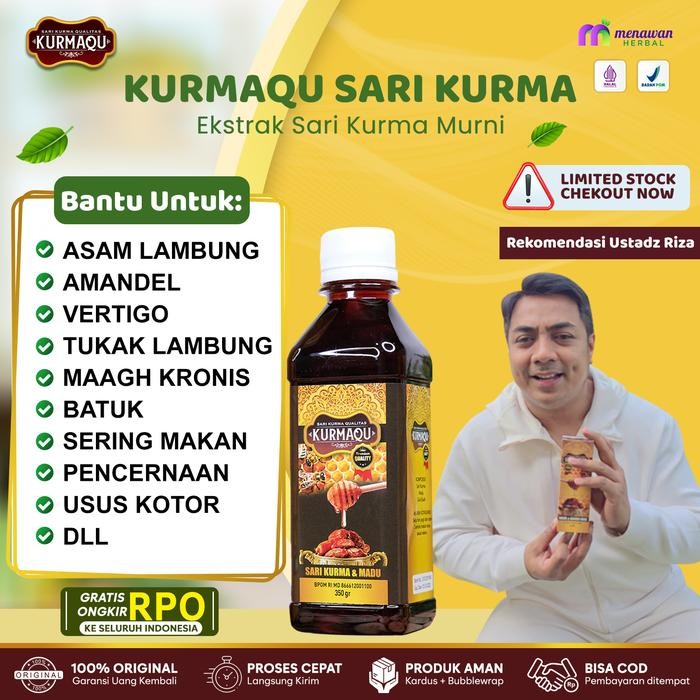 

KurmaQu Sari Kurma Dan Madu Asli Isi 350gram