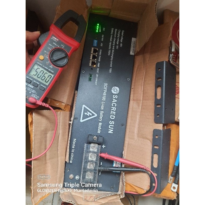 Battery Sacred Sun Lifepo4 100Ah 48v like new