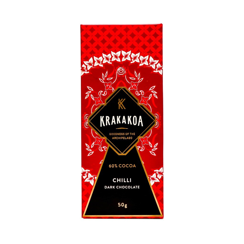 

Krakakoa Flavoured Dark Chocolate, Chilli