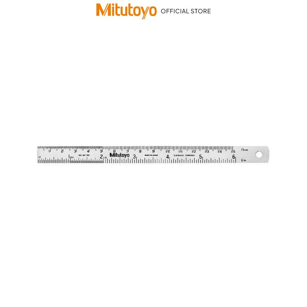 

Mitutoyo Penggaris Besi 6 inci/150 mm 182-302 Steel Ruler Penggaris Baja Alat Ukur Besi Penggaris Tahan Lama
