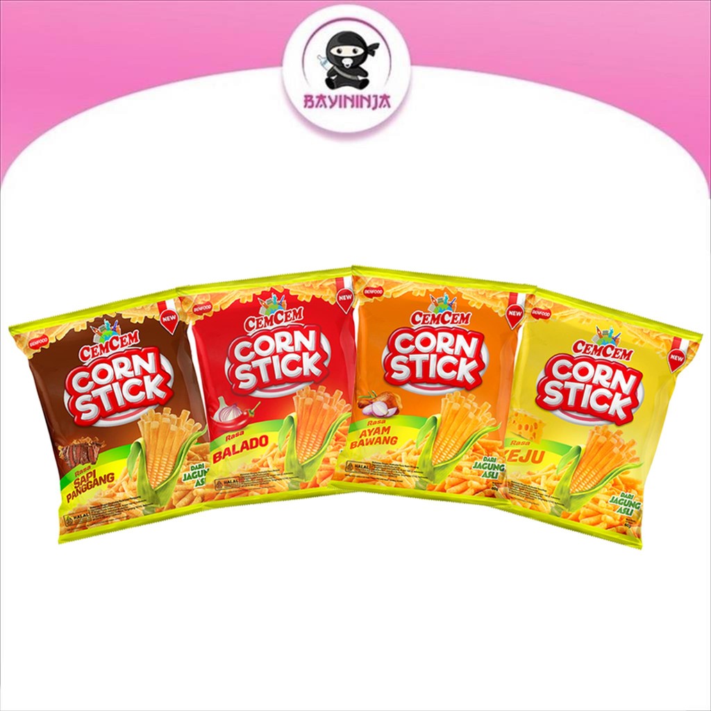 

Cemcem Corn Stick Snack Jagung Renyah 60g