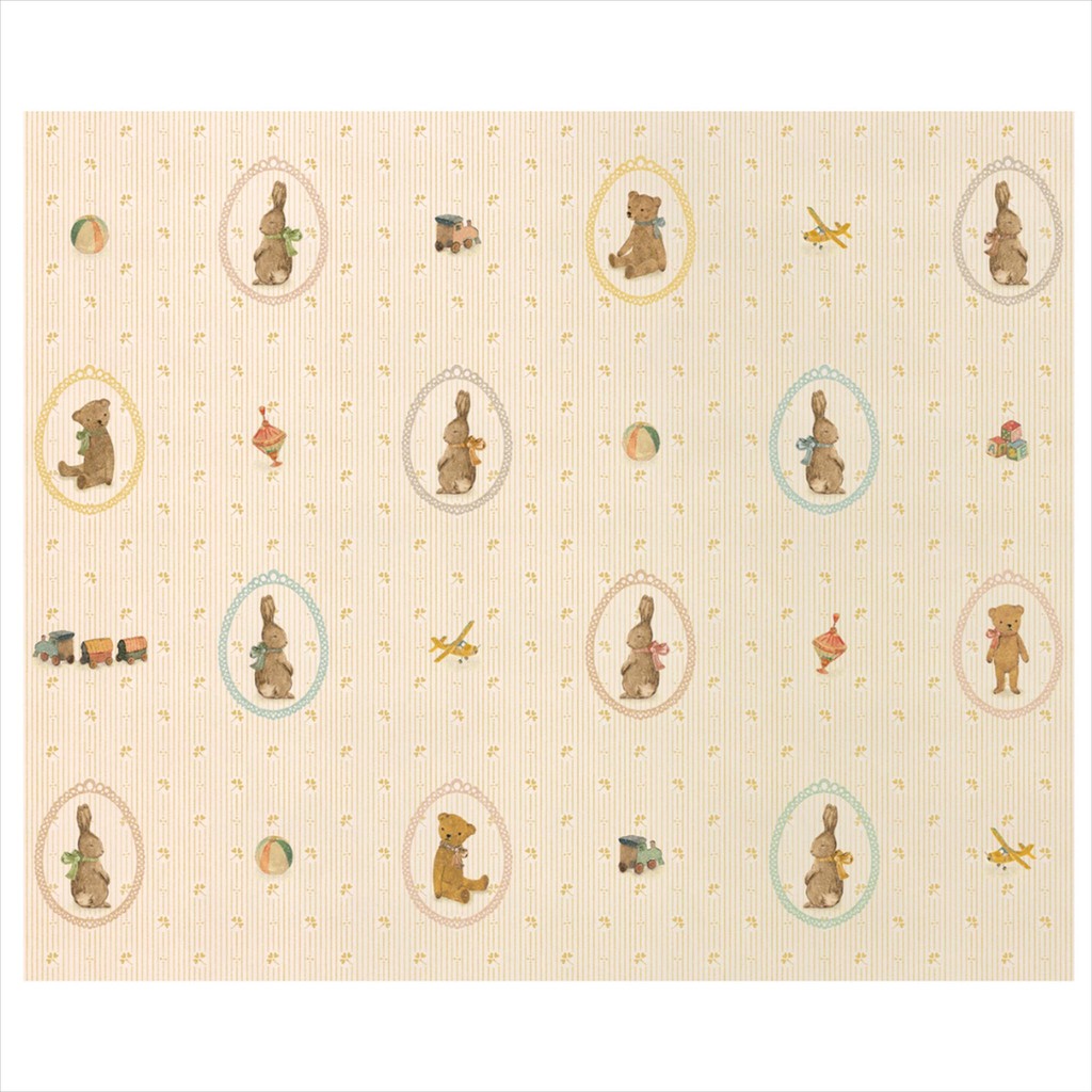 

Maileg Gift Wrap Paper - Bunnies and Teddies