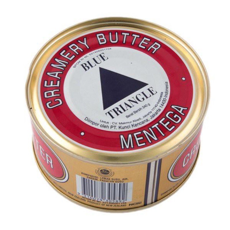 

Butter Mentega Blue Triangle Segitiga Biru 340gr