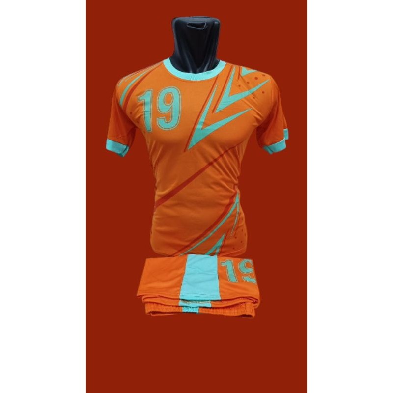 Kostum Bola Anak Jersey Tim 18 Setel No 2-19 SepakBola Anak Motif Keren Terbaru Bagus 1 Set