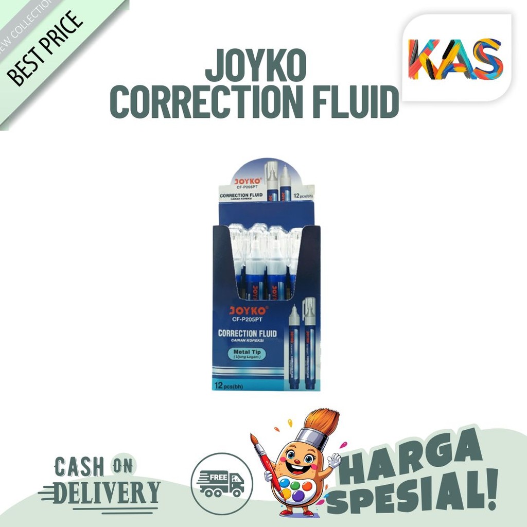

JOYKO Correction Fluid CF-S205PT Metal Tip Satuan