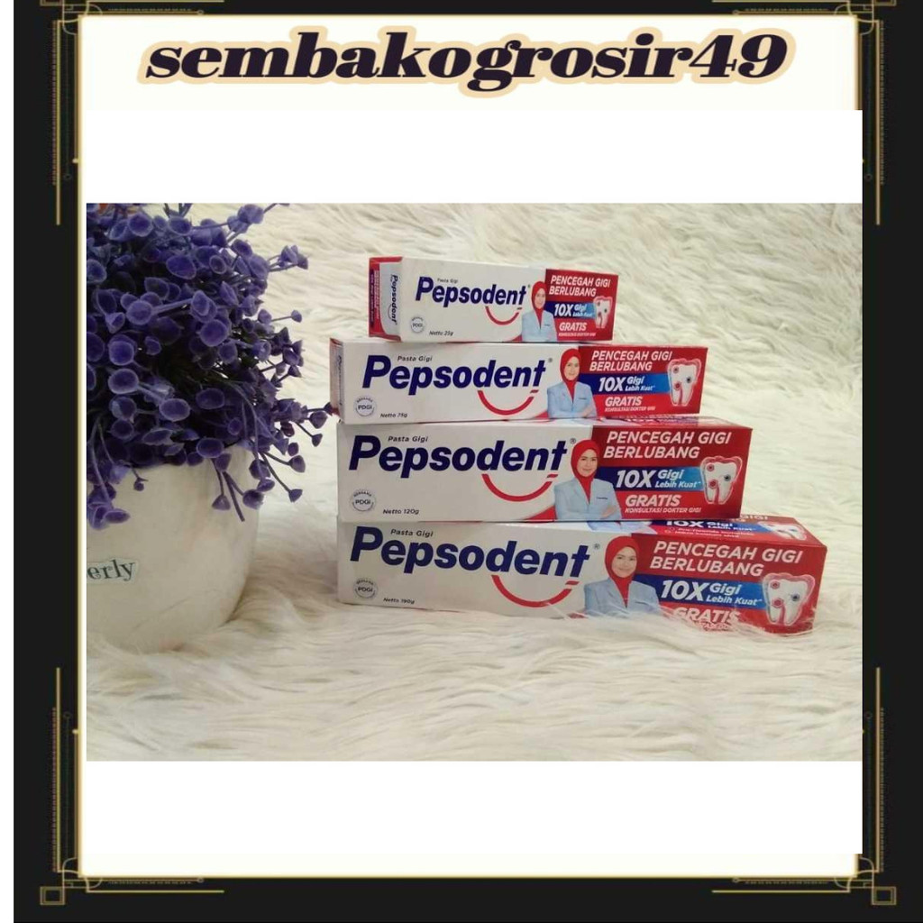 SSG PASTA GIGI PEPSODENT 75 GRAM 120 GRAM ORIGINAL / ODOL PEPSODENT PENCEGAH GIGI BERLUBANG SG