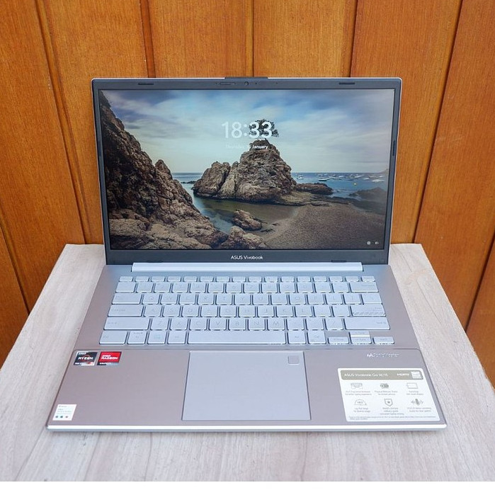 Laptop ASUS VIVOBOOK GO 14 E1404FA RYZEN 3 7320U  W11+OHS 14.0 FHD Ram 16Gb 512Gb Normal Siap Pakai 