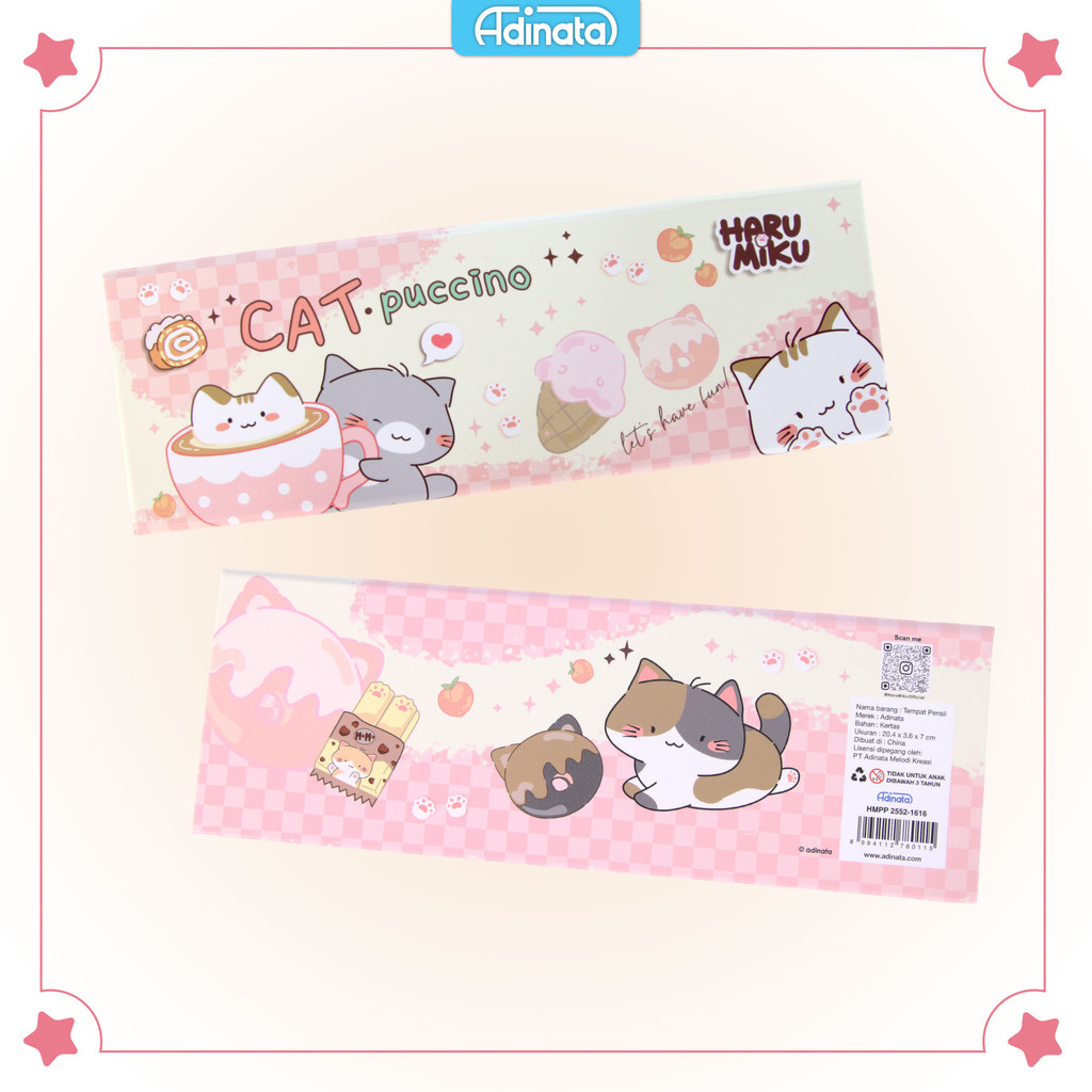 

Haru Miku Paper Pen Case 2552-1616 with DIY Stickers - Adinata / Tempat Pensil / DIY