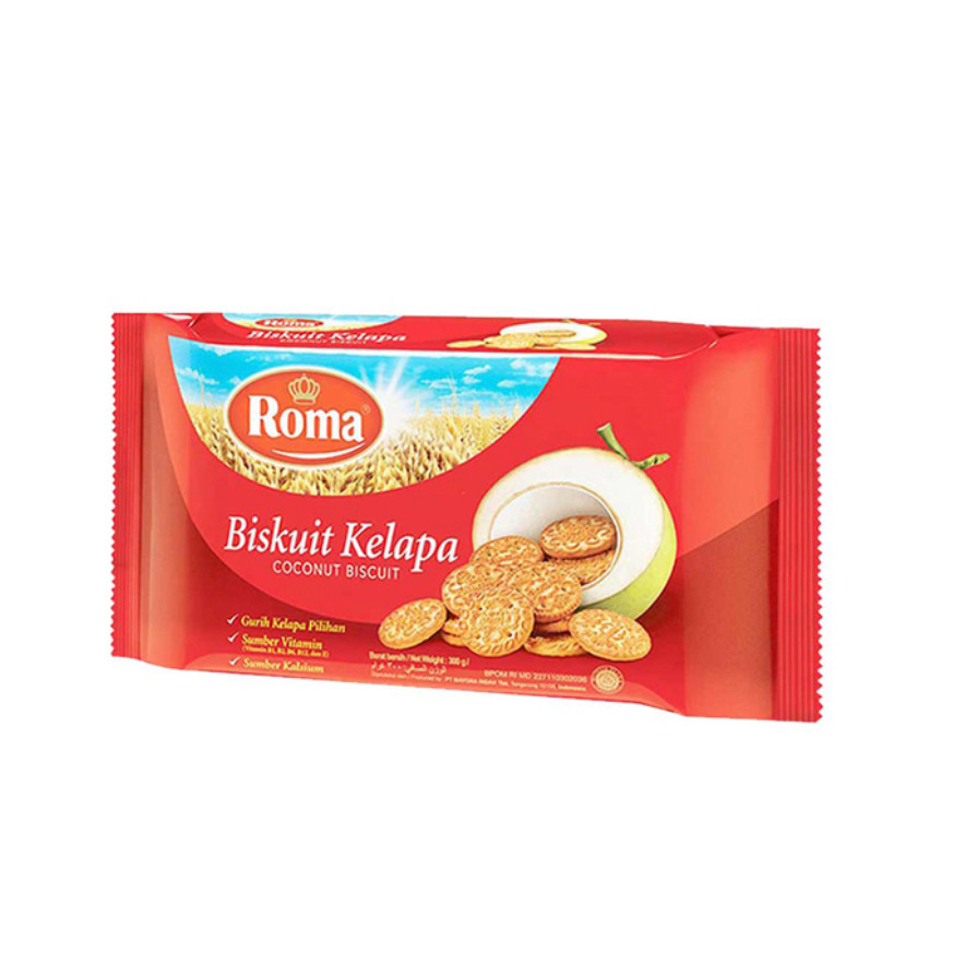 

[GROSIR!!] Roma Kelapa 300gr 1 DUS isi 28pcs - grosir biskuit sehat nikmat termurah