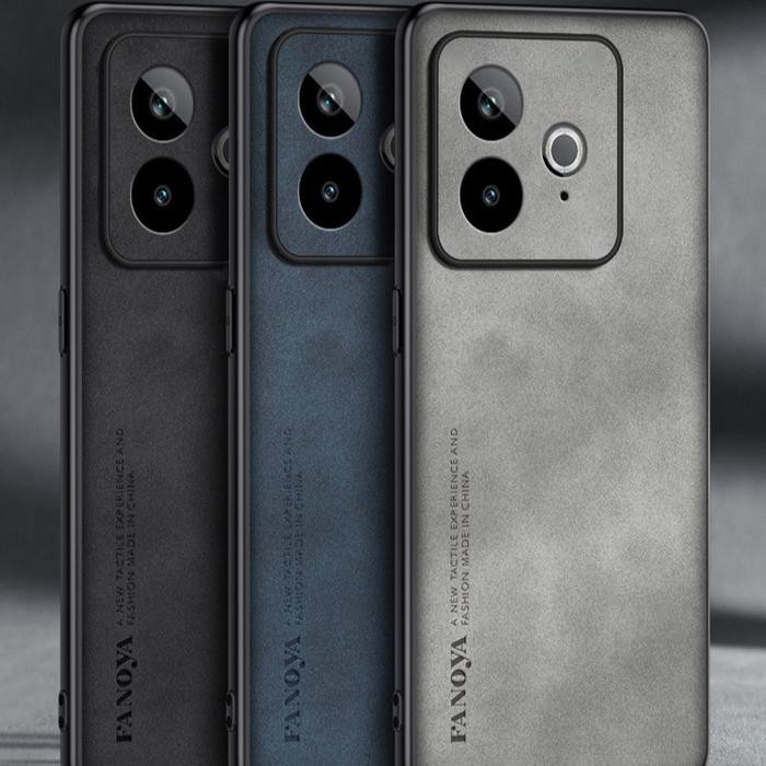 SOFT CASE FOR REALME GT 7 SOFT CASE PREMIUM LEATHER FANOYA COVER HP