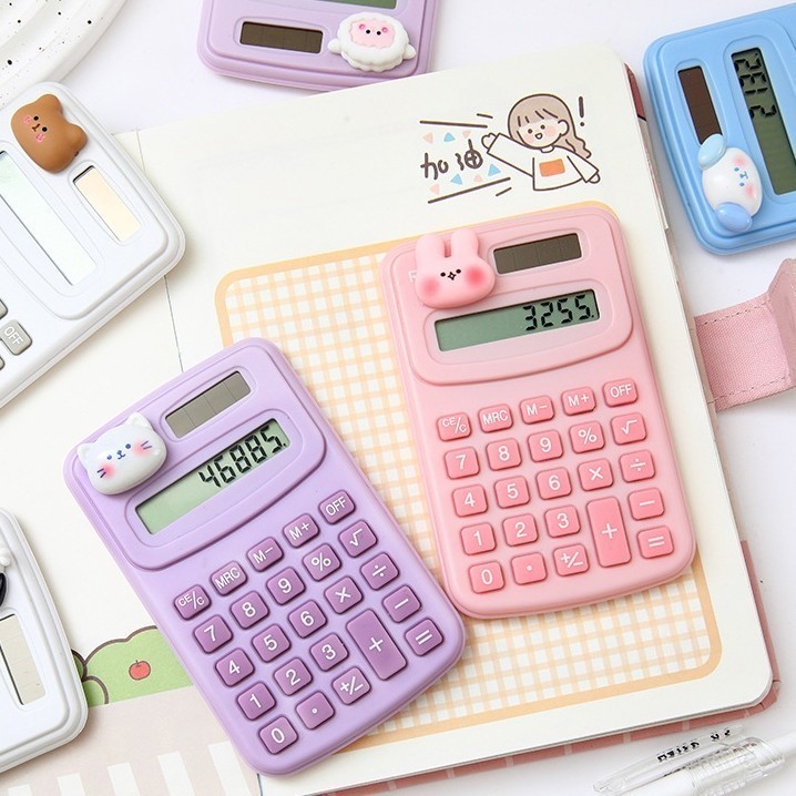 

KALKULATOR MINI KARAKTER UNTUK ANAK SEKOLAH / COD KALKULATOR SAKU MINI BISA 8 DIGIT KARAKTER KAWAII