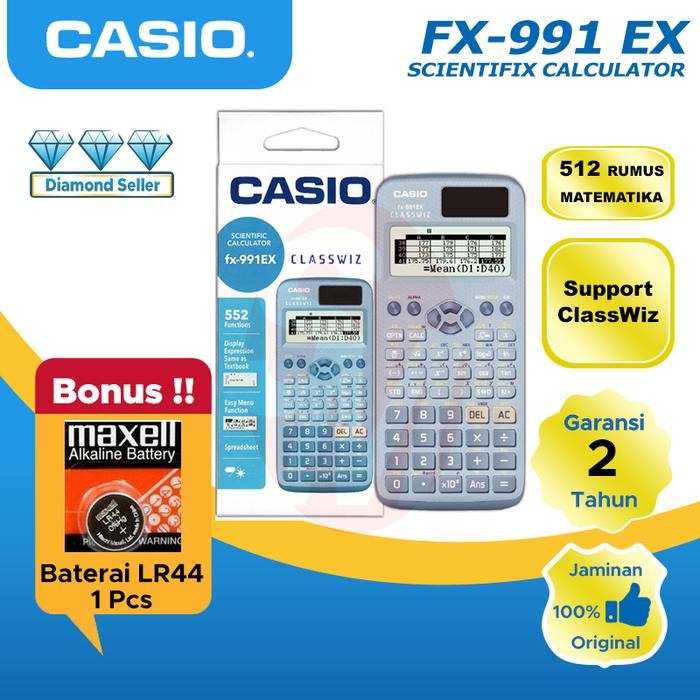 

Promo CASIO CALCULATOR FX 991 EX SCIENTIFIC 552 RUMUS MATEMATIKA - Hitam Terlaris