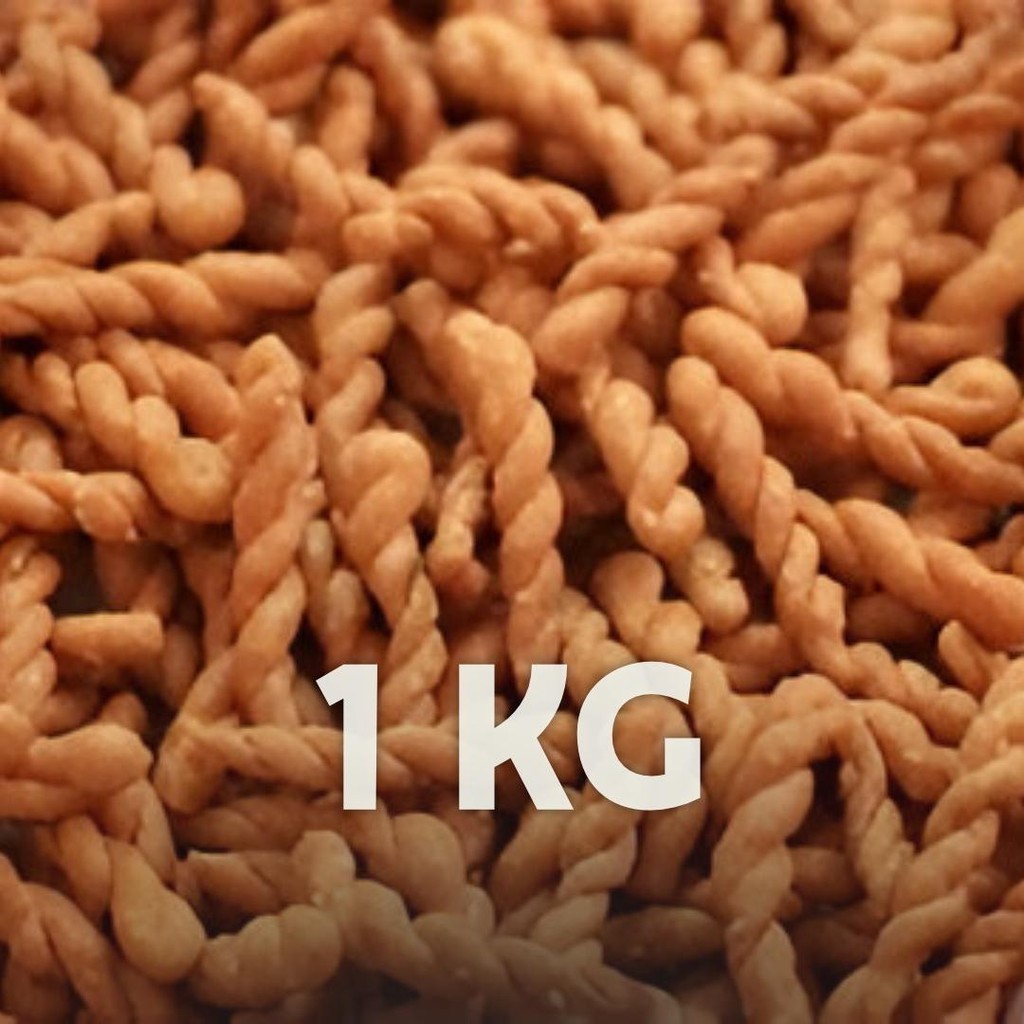 

[ 1KG/500GR/250GR ] Pluntir / Pluntiran / Plintiran / Kue Untir Untir / Kue Tambang Cap Jembatan Emas untir untir manis Gula Kopi