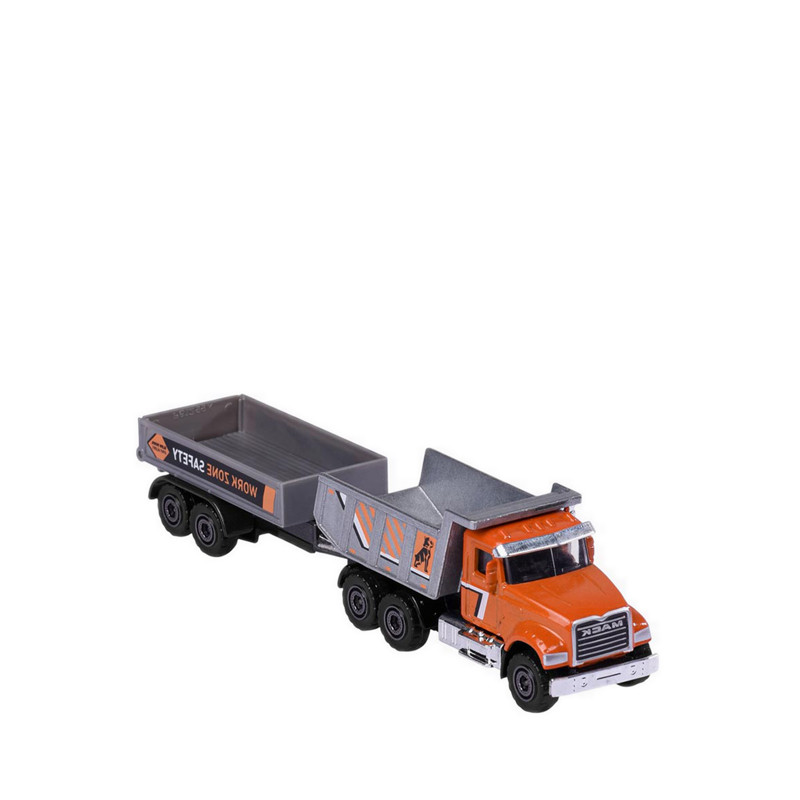 MAJORETTE CITY TRAILER MACK GRANITE WITH DUMPER TRUCK