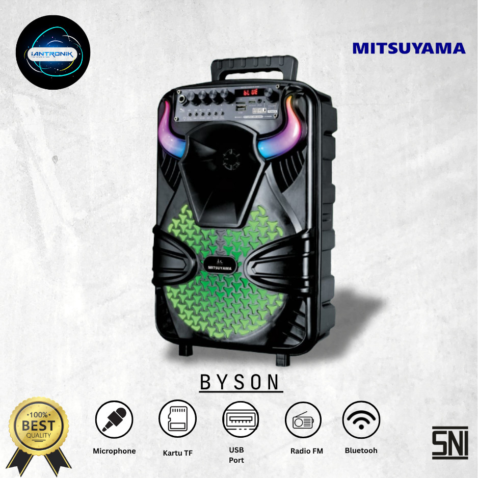 MITSUYAMA MS-4025BT BYSON Speaker karaoke 8 inch