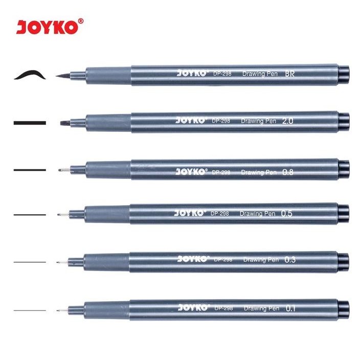 

Promo Drawing Pen Pena Gambar Joyko DP-298S 1 Set 6 Pcs - Set 6