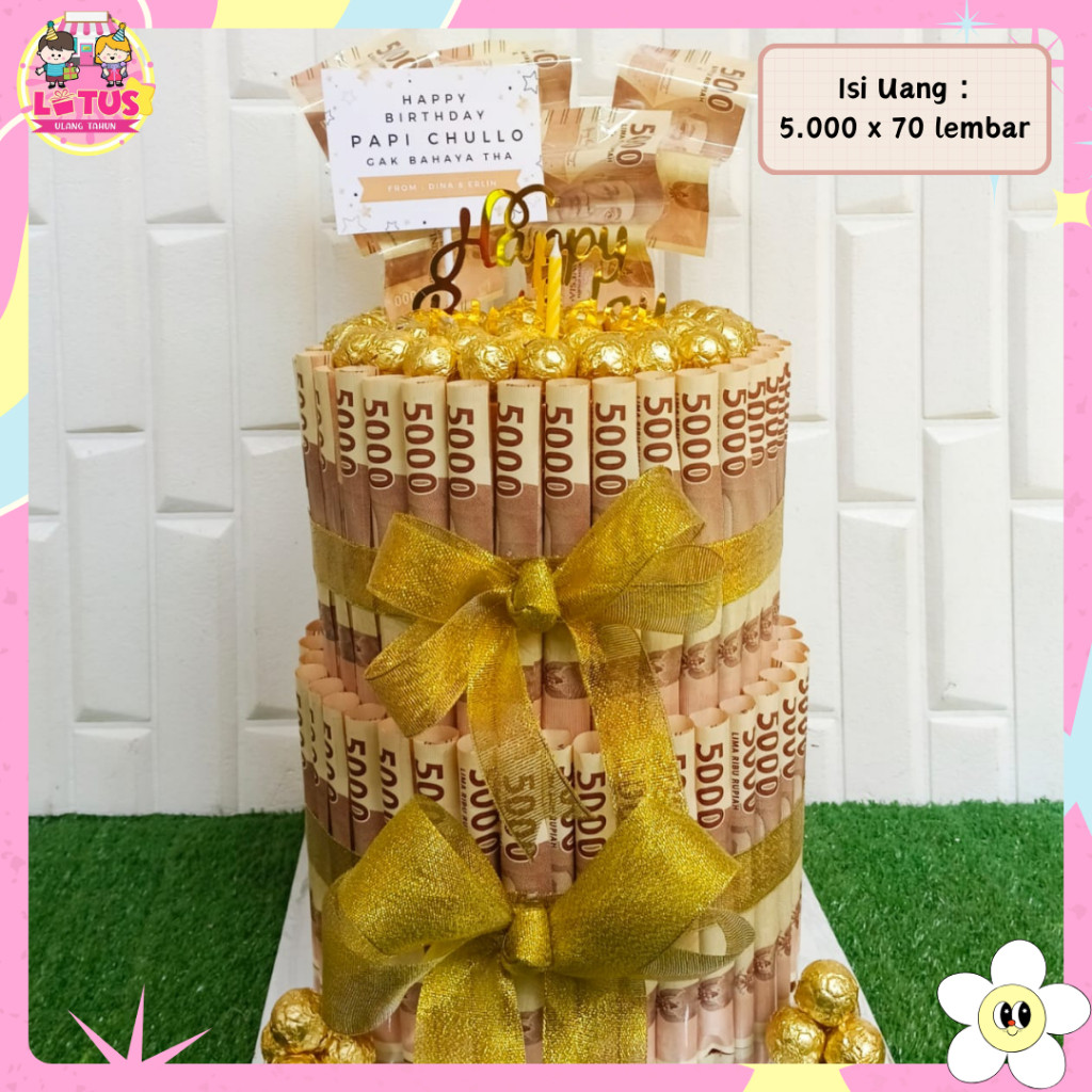 Tart Uang Gulung / Money Tart susun / Money Tart Murah