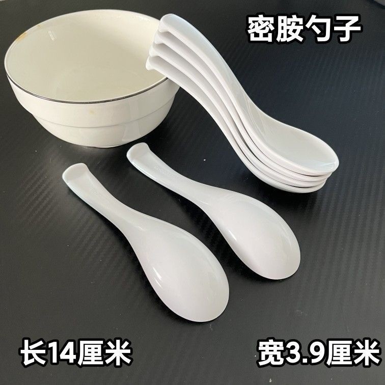

5 pcs Good for ramen, wontons, cereal, soba, pho/noodle bowl, Udon soup, better for soup, rice than a metal spoon.