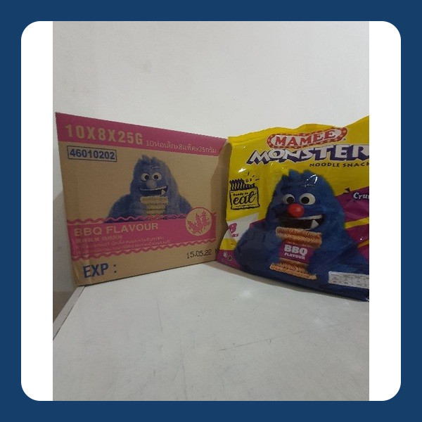 

mamee snack chicken noodle mamee monster snek mie bbq