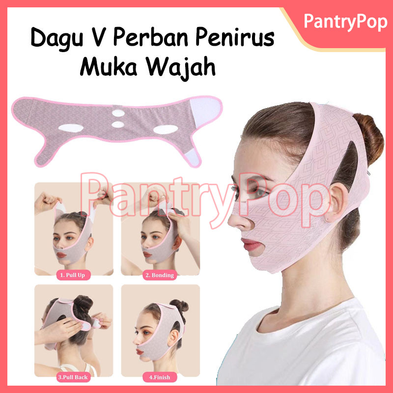 Wajah Masker Dagu Berbentuk V Sabuk Pelangsing Wajah & Dagu V Line / WAJAH V SHAPE Angkat Dagu Maske