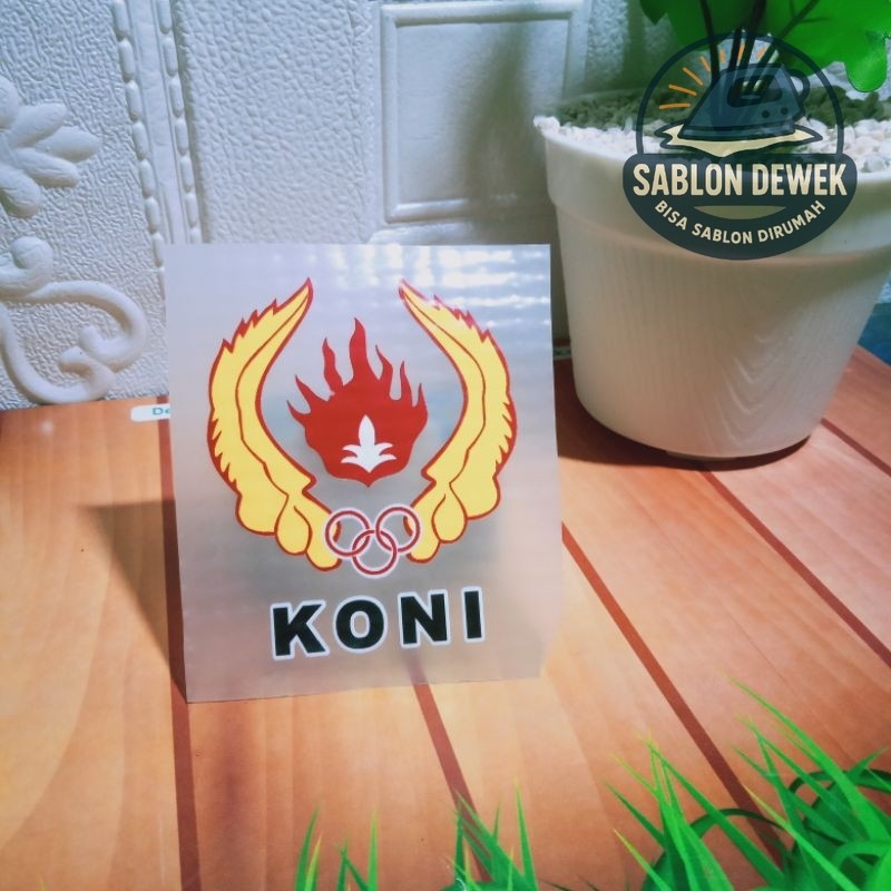 

Sablon Setrika DTF Logo KONI