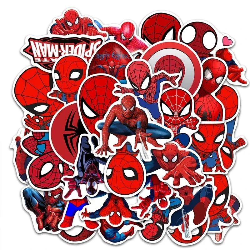

Cool Anime Cartoon Graffiti Decals Funny Spider-Man Stickers for DIY Laptop Phone Fridge Skateboard Luggag Kids Sticker Toy ﻿